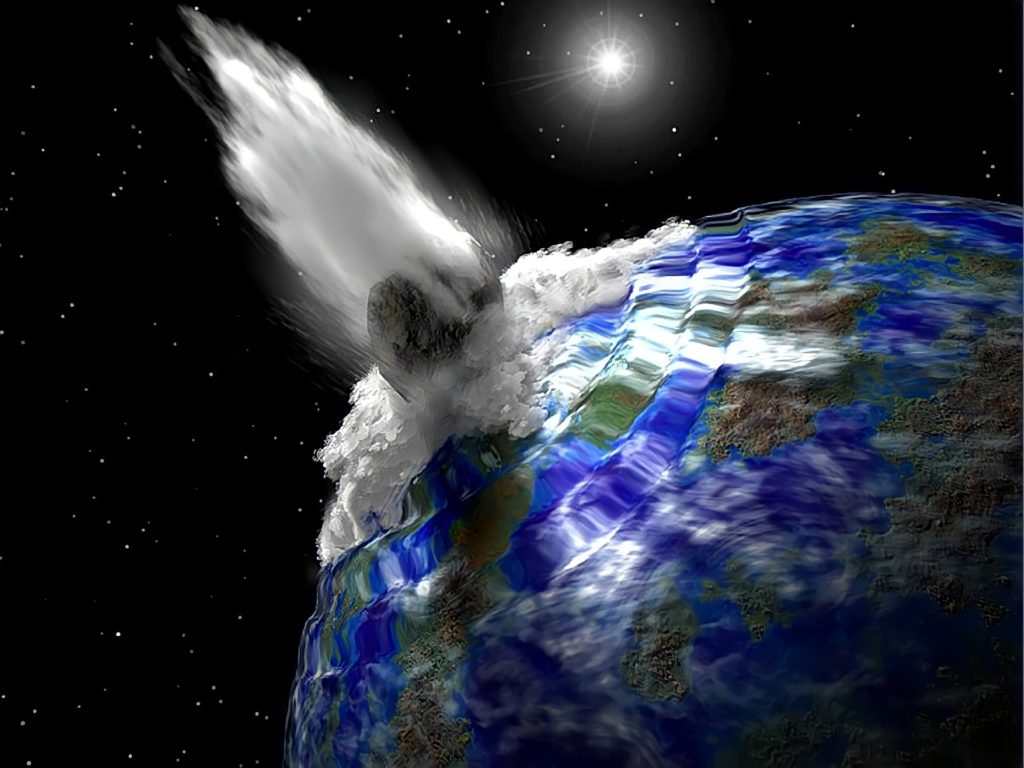 Asteroid Apophis hitting earth 