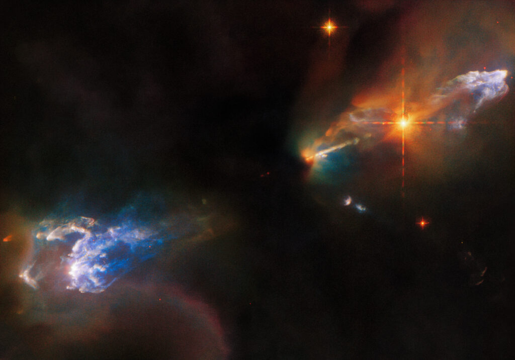 Multiwavelength View of a Turbulent Stellar Nursery