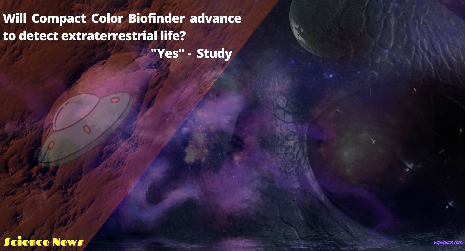 Compact Color Biofinder advance to detect extraterrestrial life