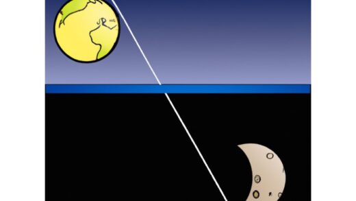Measuring the moon's distance from the Earth