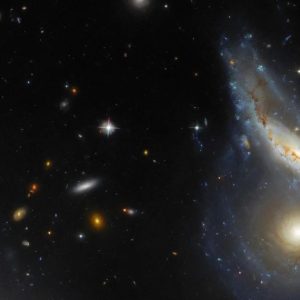 Hubble provides profound insights into cosmic collisions and the transformative nature of galactic mergers