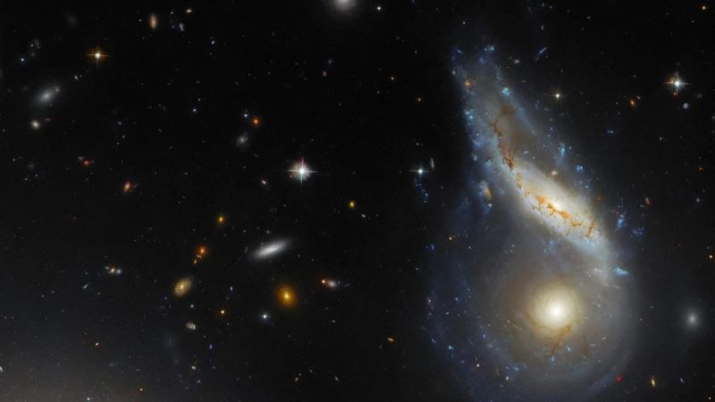 Hubble provides profound insights into cosmic collisions and the transformative nature of galactic mergers